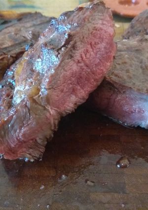 Una foto de Bife ancho a las brasas