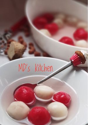 Foto resep Wedang Ronde Merah Putih