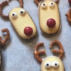 A picture of Rudolf Cookies.