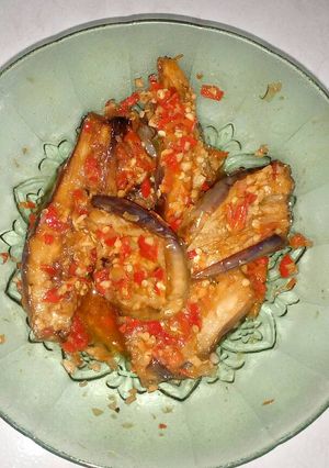 Foto resep Sambal terong ungu
