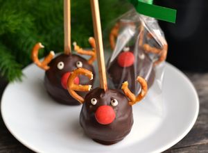 Karácsonyi rénszarvasos popcake recept fotója