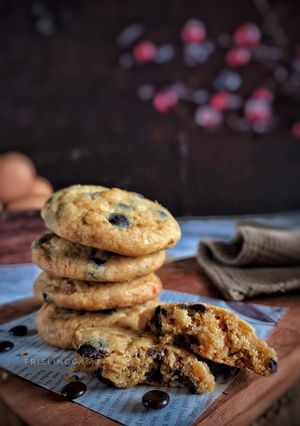 Foto resep Chewy choco chips cookies