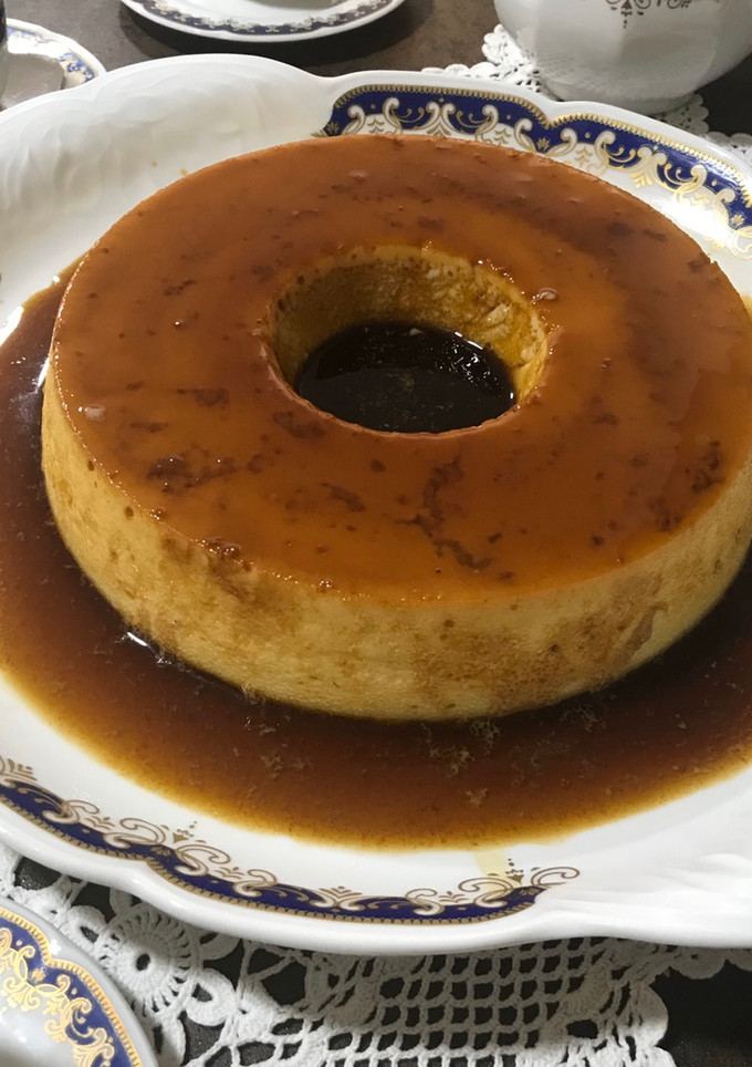Una foto de Flan de Huevo