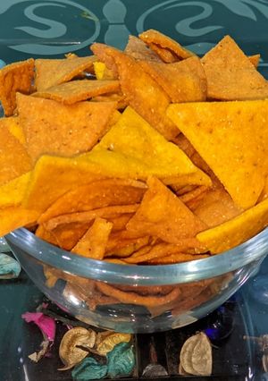 मक्का के आटे की नाचोज रेसिपी मुख्य फोटो