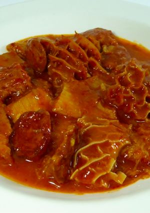 Una foto de Callos en salsa picante