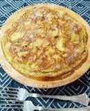 Tortilla trufada de patata y cebolla