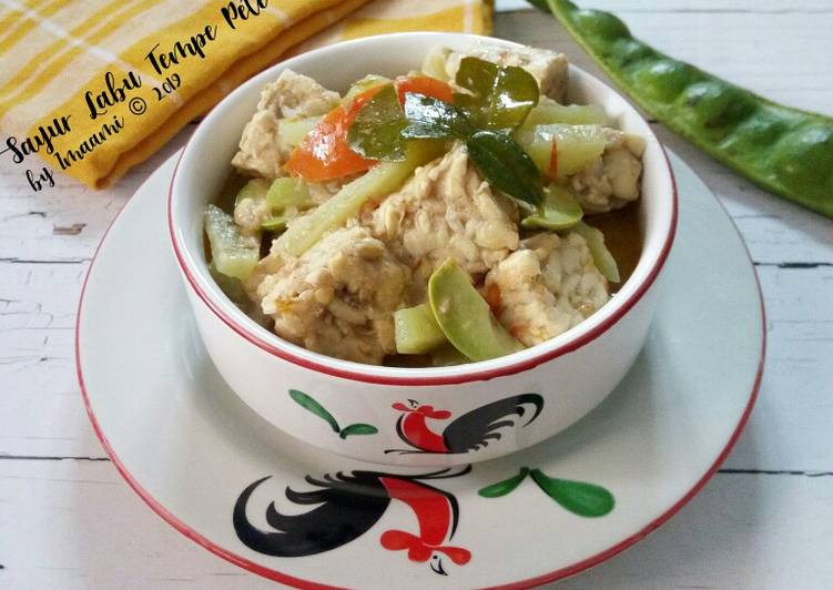 Langkah Membuat Sayur Labu Tempe Pete Anti Gagal