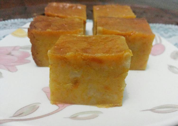 Bagaimana memasak Kue kojo labu kuning no mikser yang Menggugah Selera