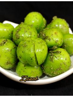 عکسی از دستور هلی کتنی _گوجه سبز