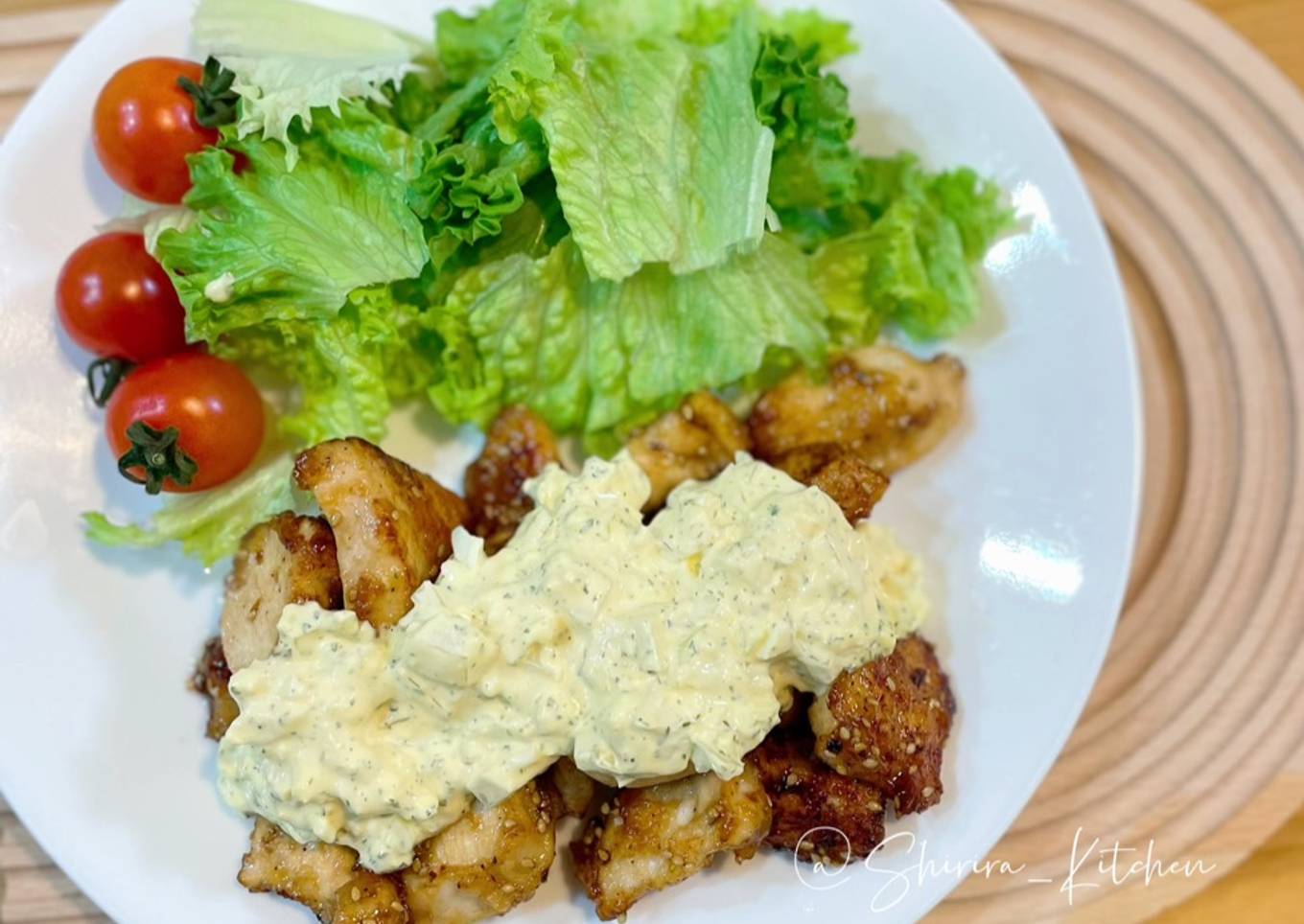 Chicken nanban Tanda di goreng