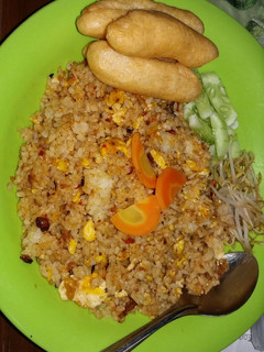 Foto resep Nasi goreng terasi orek telur