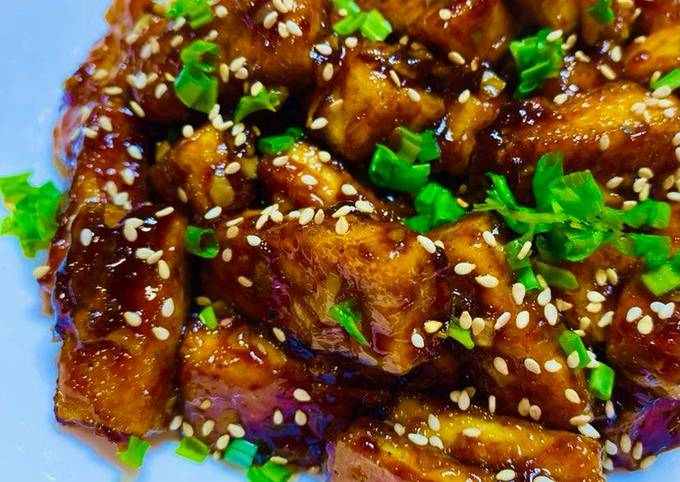 Thai Crispy Tofu/Paneer in Sweet and sour Sauce