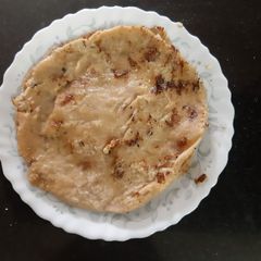 A picture of Khoya sweet chapati.