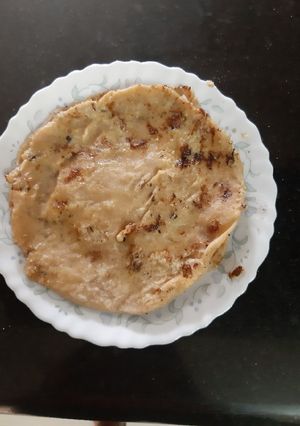 A picture of Khoya sweet chapati.