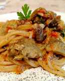 Spaghetti con Carciofi e Pomodorini Freschi