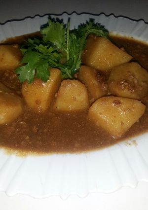 A picture of Minced meat stew# author Marathon contest #.