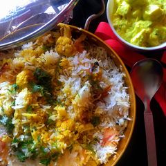 Gobhi dum Biryani A picture of Gobhi dum Biryani.