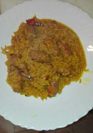 Foto principal de Arroz con salchichas frescas (longaniza blanca)
