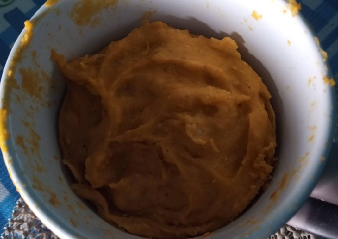 Pan de camote en microondas