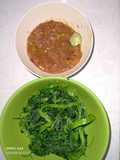 Sayur gondo sambel bakar terasi