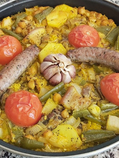 Una foto de Arroz serrano al horno