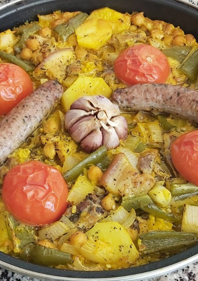 Una foto de Arroz serrano al horno