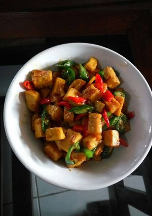 Foto resep Tumis tahu kecap pedas manis