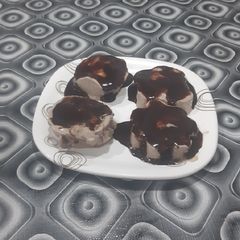 A picture of Vanilla Chocolate Panna Cotta.