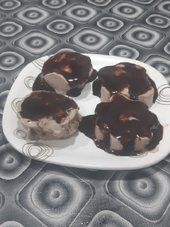 A picture of Vanilla Chocolate Panna Cotta.