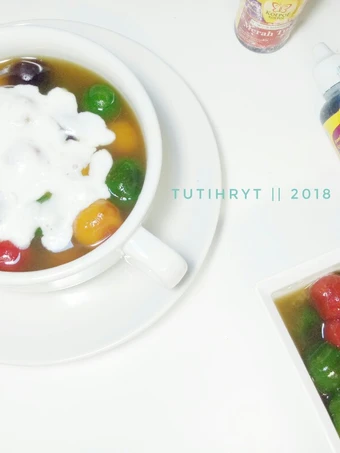 Cara Gampang Menyiapkan Resep Candil pelangi yang Uenak Anti Ribet, Mantap