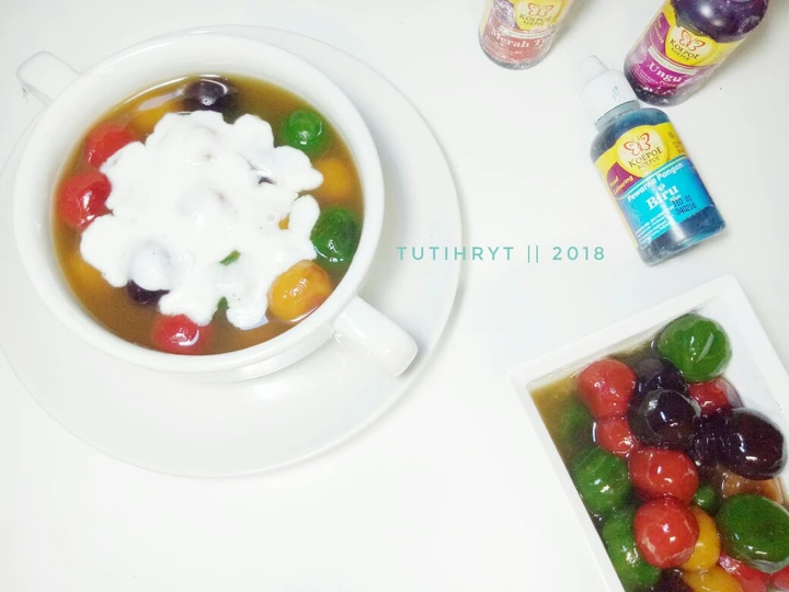 Cara Gampang Menyiapkan Resep Candil pelangi yang Uenak Anti Ribet, Mantap