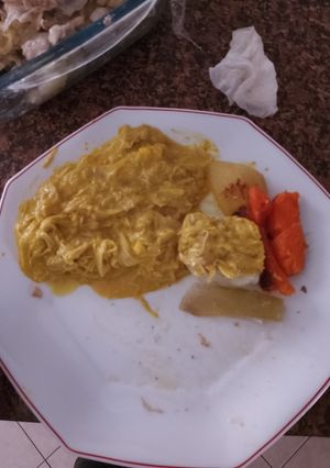 Una foto de Pollo al curry light