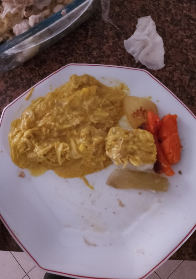 Una foto de Pollo al curry light