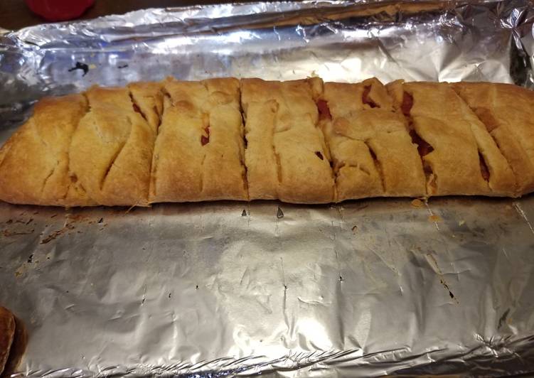 Recipe of Homemade Pepperoni Pizza Braid