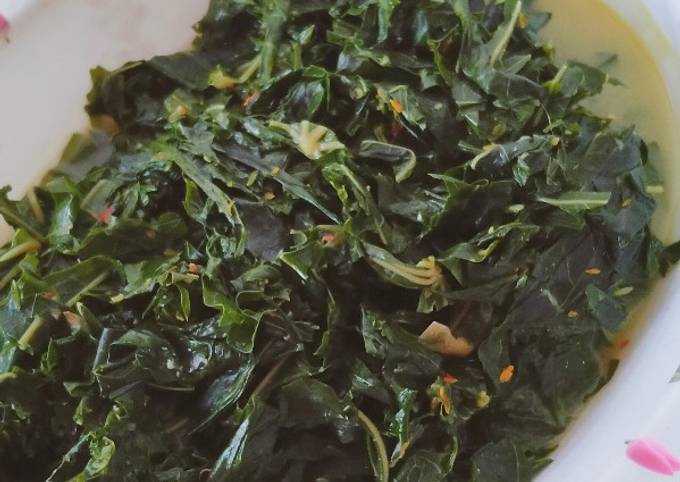 Resep Sayur Daun Singkong Kuah Santan, Sempurna