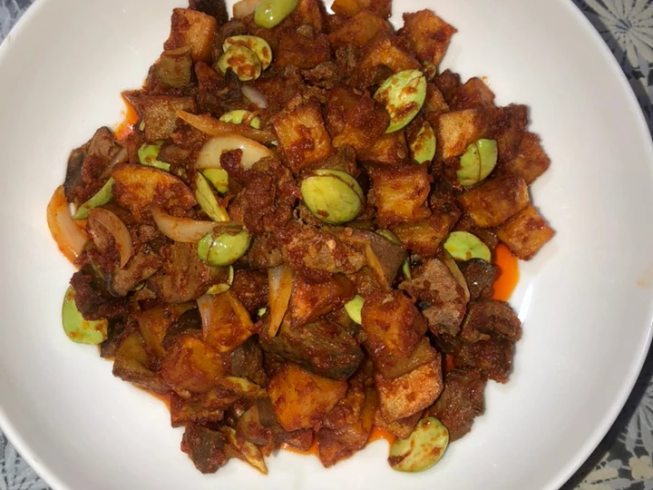 Cara Mudah Membuat Resep 28. Sambel Goreng Ati Kentang Pete yang Bikin Ngiler Anti Ribet, Bikin Ngiler