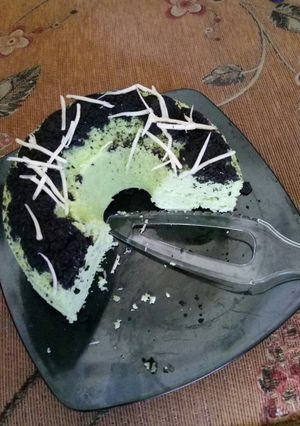 Foto resep Bolu kukus toping oreo no mixer