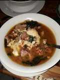 Sopa de chorizo (sopa de bolo)