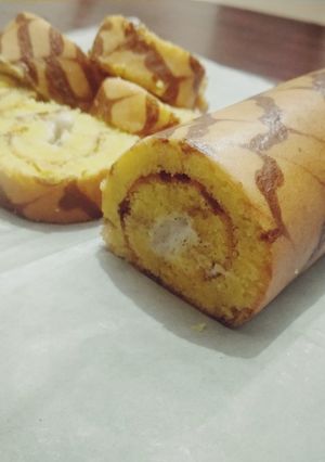 Foto resep Bolu gulung tiramisu tanpa emulsifier