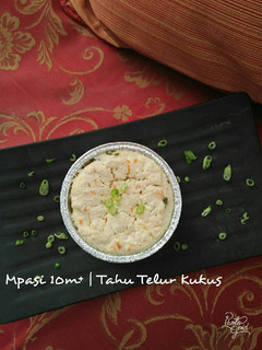 Foto resep Mpasi Qaireen 10m+ | Tahu Telur Kukus