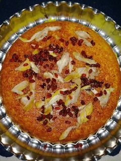 عکسی از دستور ته چین مرغ