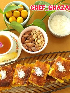 عکسی از دستور کیک شربتی