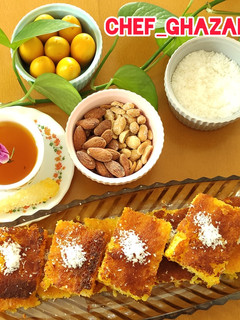 عکسی از دستور کیک شربتی