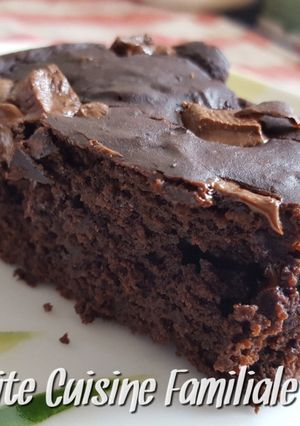 Une photo de Brownie aux haricots rouges