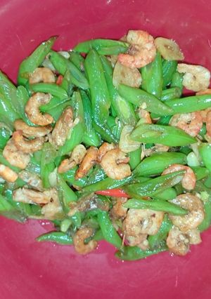 Foto resep Tumis udang buncis