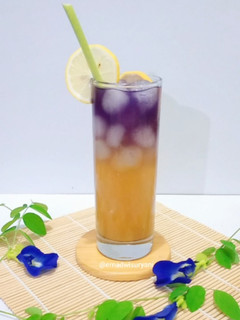 Foto resep Wedang Jahe Bunga Telang