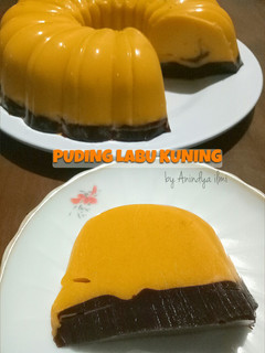 Foto resep Puding labu kuning & coklat