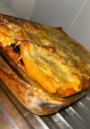 Une photo de Lasagne aubergine