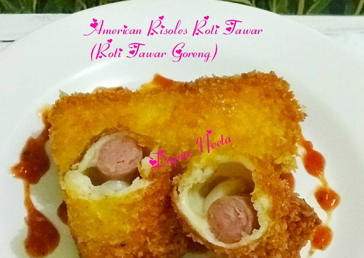 American Risoles Roti Tawar (Roti Tawar Goreng)