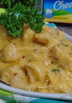 Foto resep Ayam Fillet Saus Keju